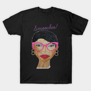 Artwork - Acrylic Painting - Mixed Media Portrait Drawing T-Shirt